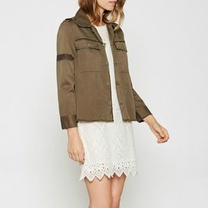 JOIE Balthazar’ green military jacket Sz S